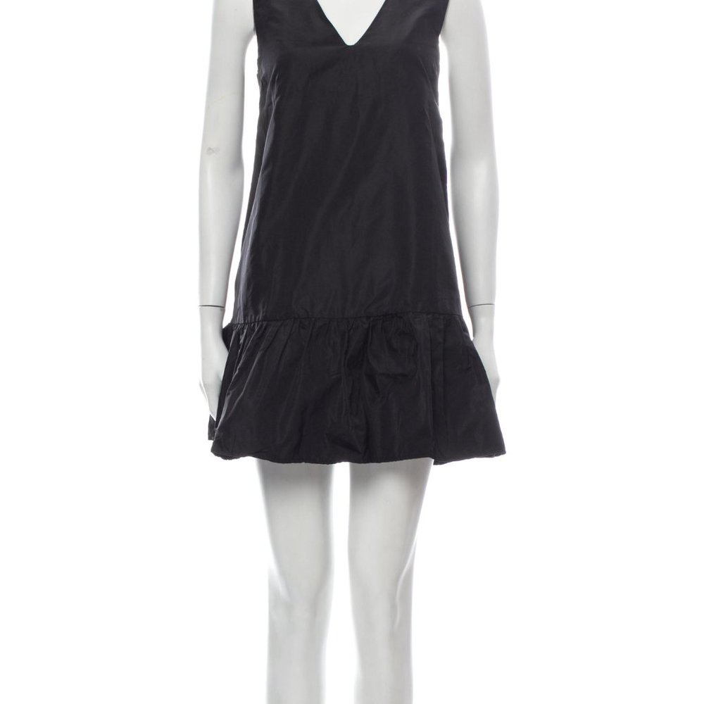 AVAVAV | Silk Ruffle Mini Dress